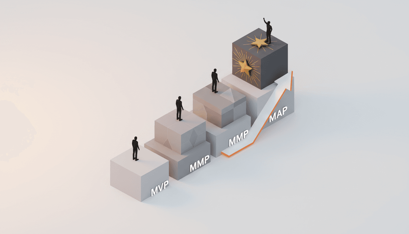 MVP, MMP, MAP Concept Comparison