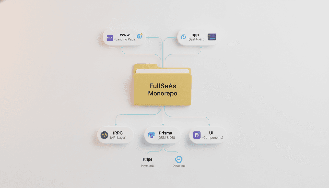FullSaaS monorepo structure