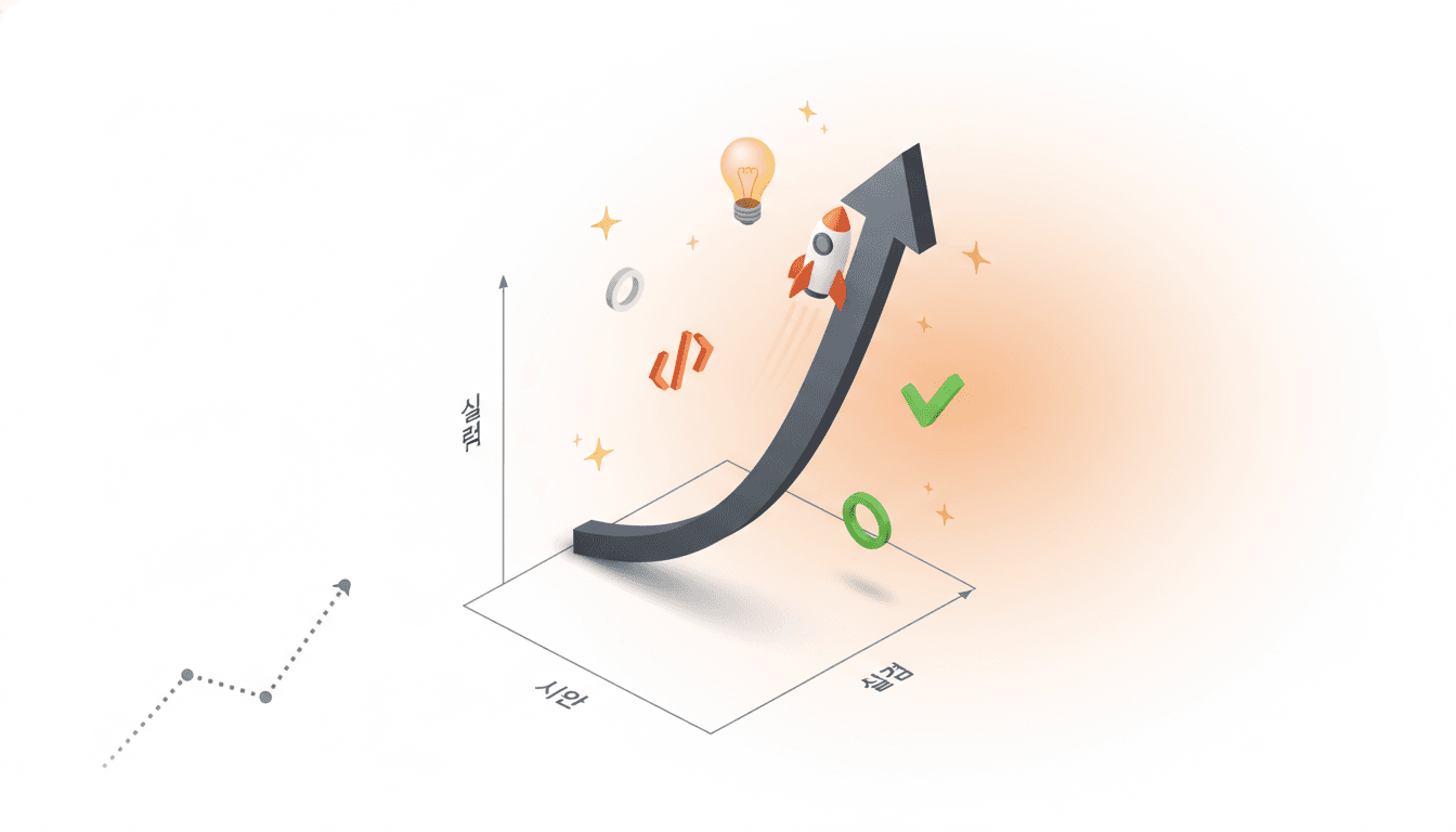 Image symbolizing rapid growth of junior developers